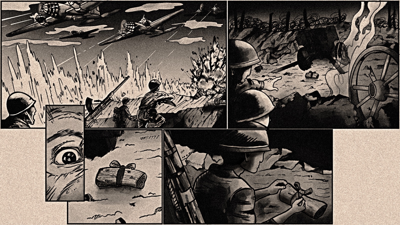 Comic final artwork