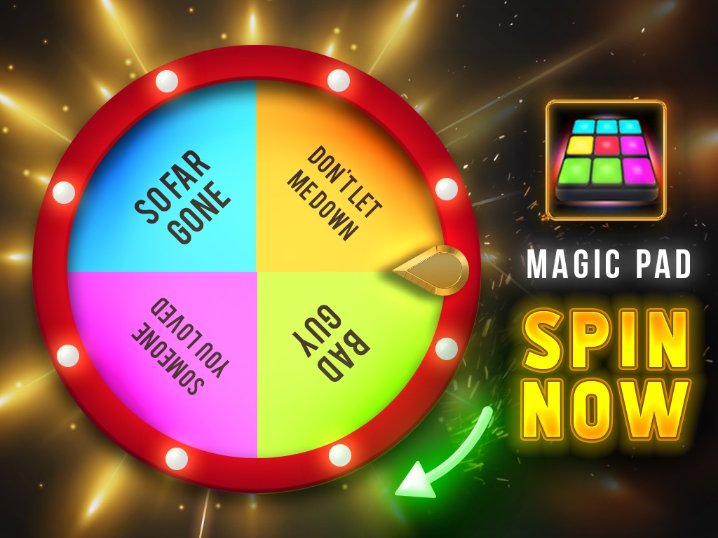 Magic Pad spin-wheel banner